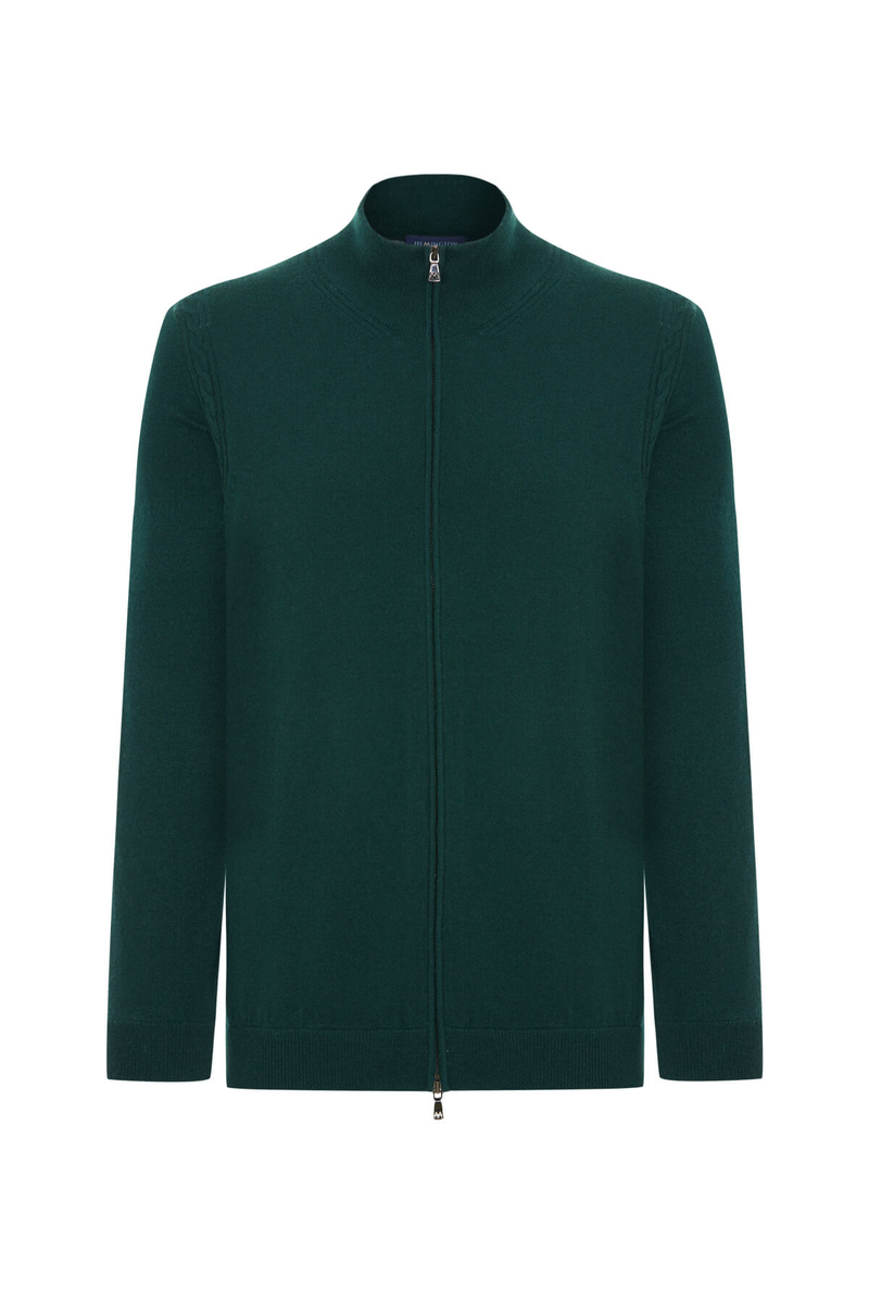Hemington Lambswool Yün Fermuarlı Yeşil Hırka. 8 Hemington Lambswool Yün Fermuarlı Yeşil Hırka. 8