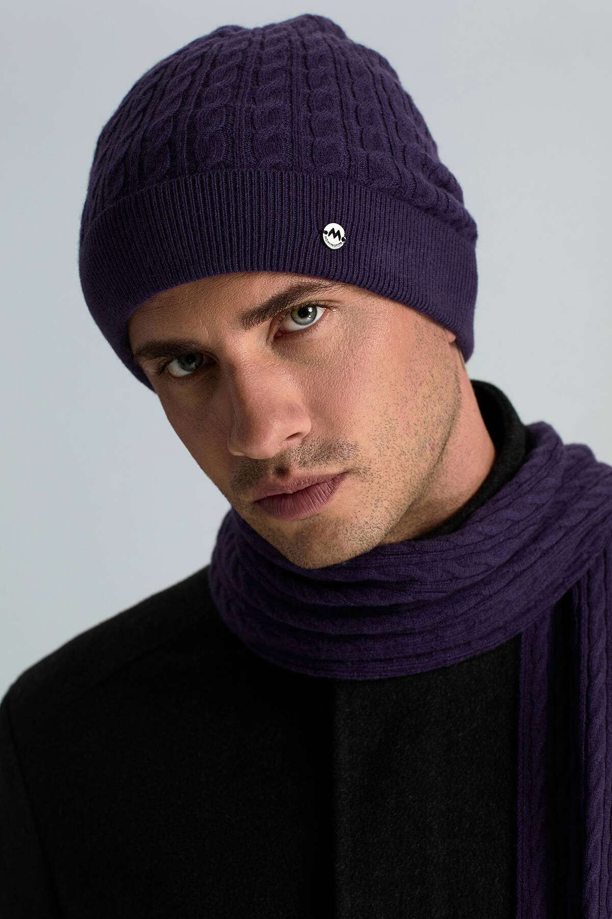 Lambswool Yün Mor Bere