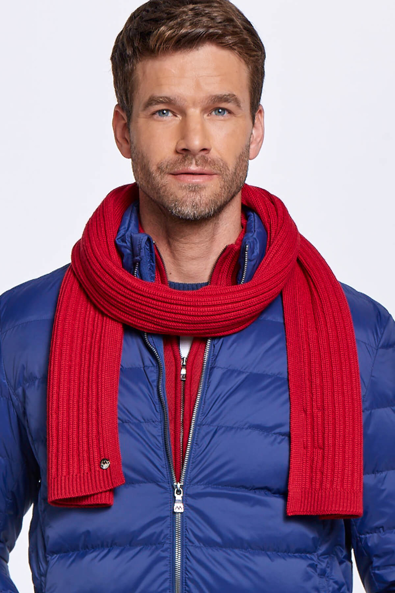 Hemington Merino Yün Kırmızı Atkı. 5 Hemington Merino Yün Kırmızı Atkı. 5