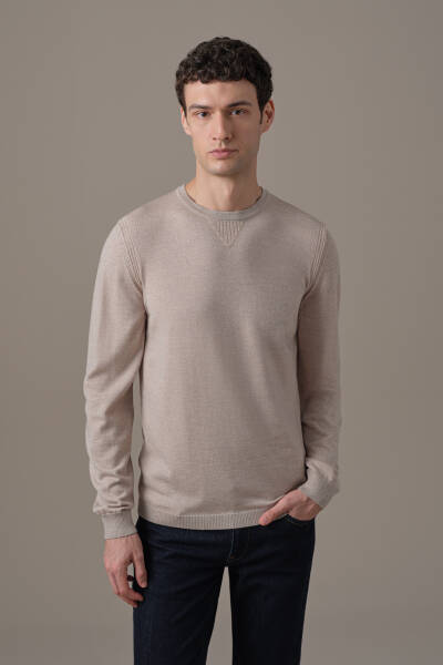 Merino Yün-Modal Camel Lounge Triko - Hemington
