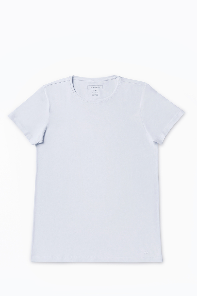 Hemington Pamuklu Beyaz İç Giyim T-Shirt. 2