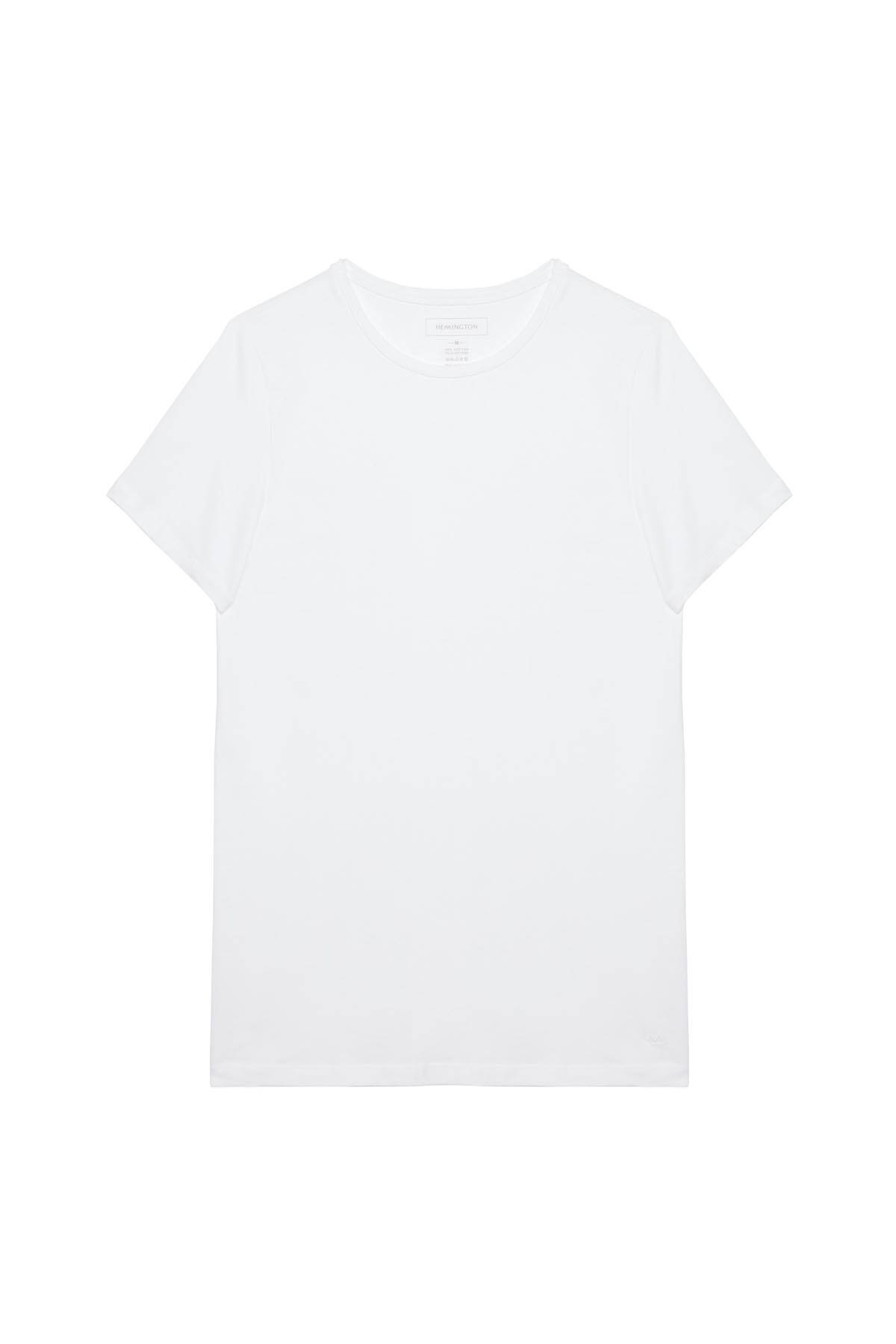 Pamuklu Beyaz İç Giyim T-Shirt