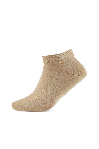 Pamuklu Camel Kısa Sneaker Çorabı