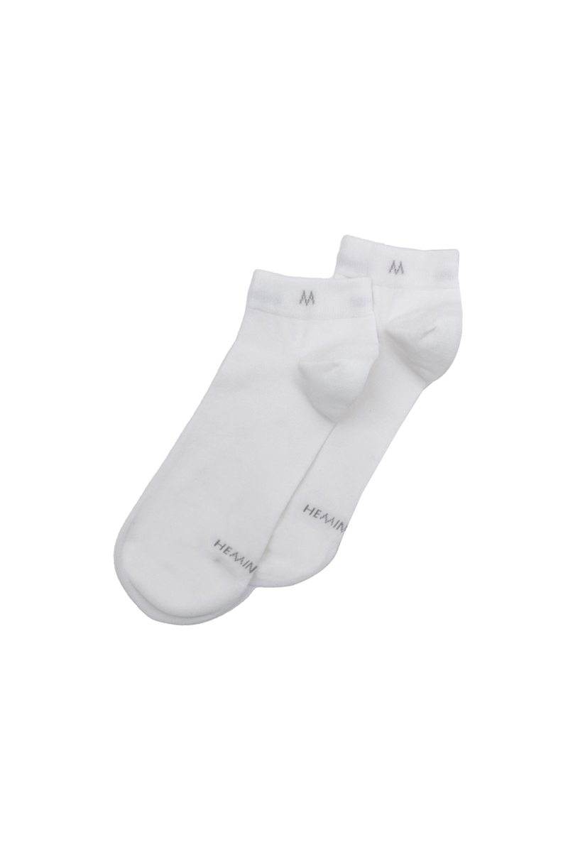Hemington Pamuklu Kırık Beyaz İkili Sneaker Çorap Seti. 1