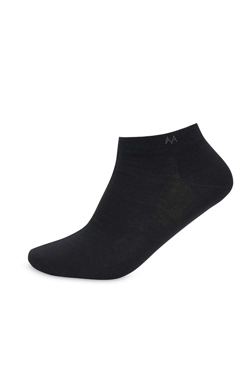 Hemington Pamuklu Siyah Kısa Sneaker Çorabı. 1