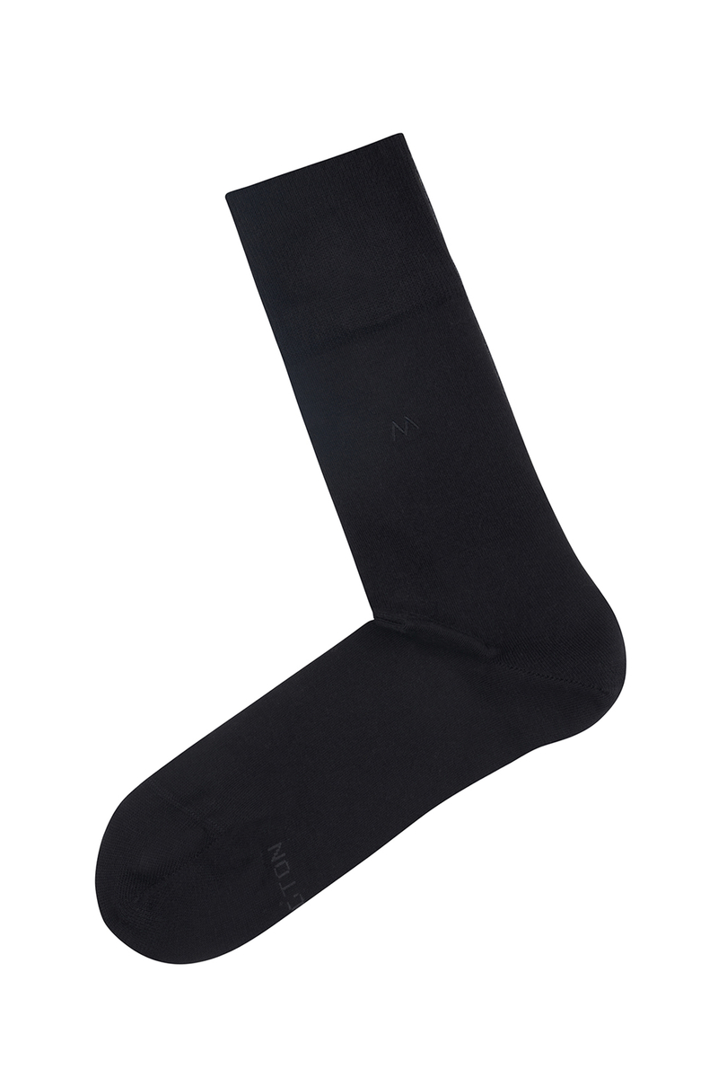 Hemington Pamuklu Siyah Yazlık Çorap. 2
