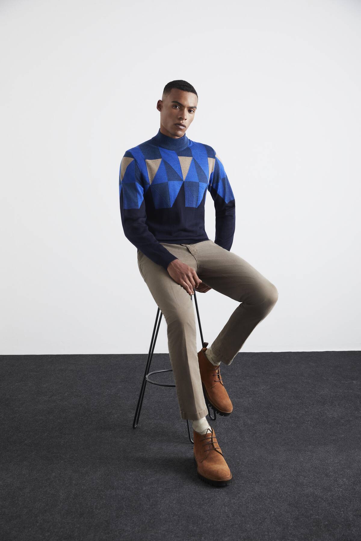 Pamuklu Tütün Rengi Regular Fit Chino Pantolon