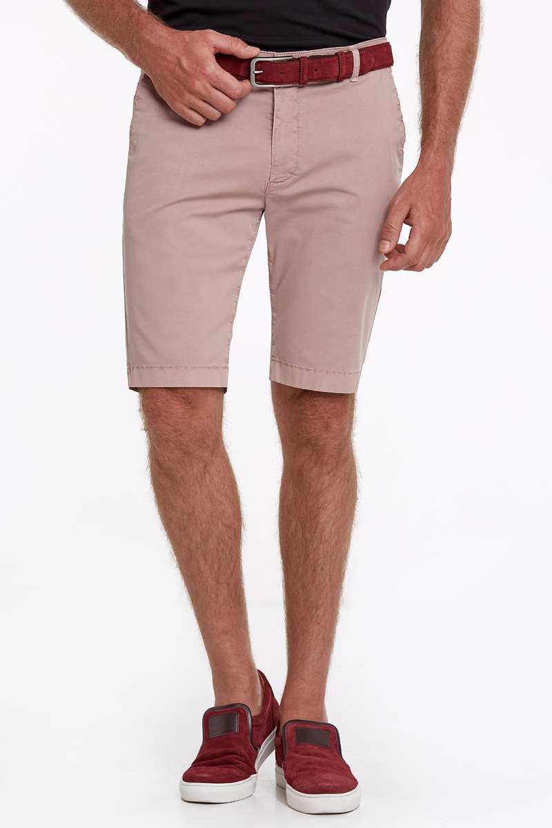 Hemington Pembe Pamuk Chino Bermuda Şort. 3 Hemington Pembe Pamuk Chino Bermuda Şort. 3
