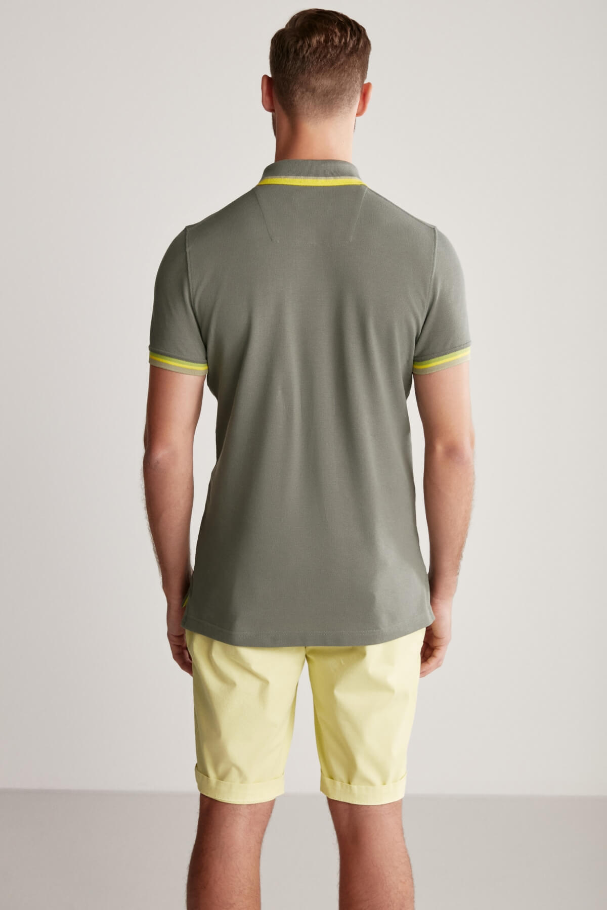 Pike Pamuk Haki Polo T-Shirt