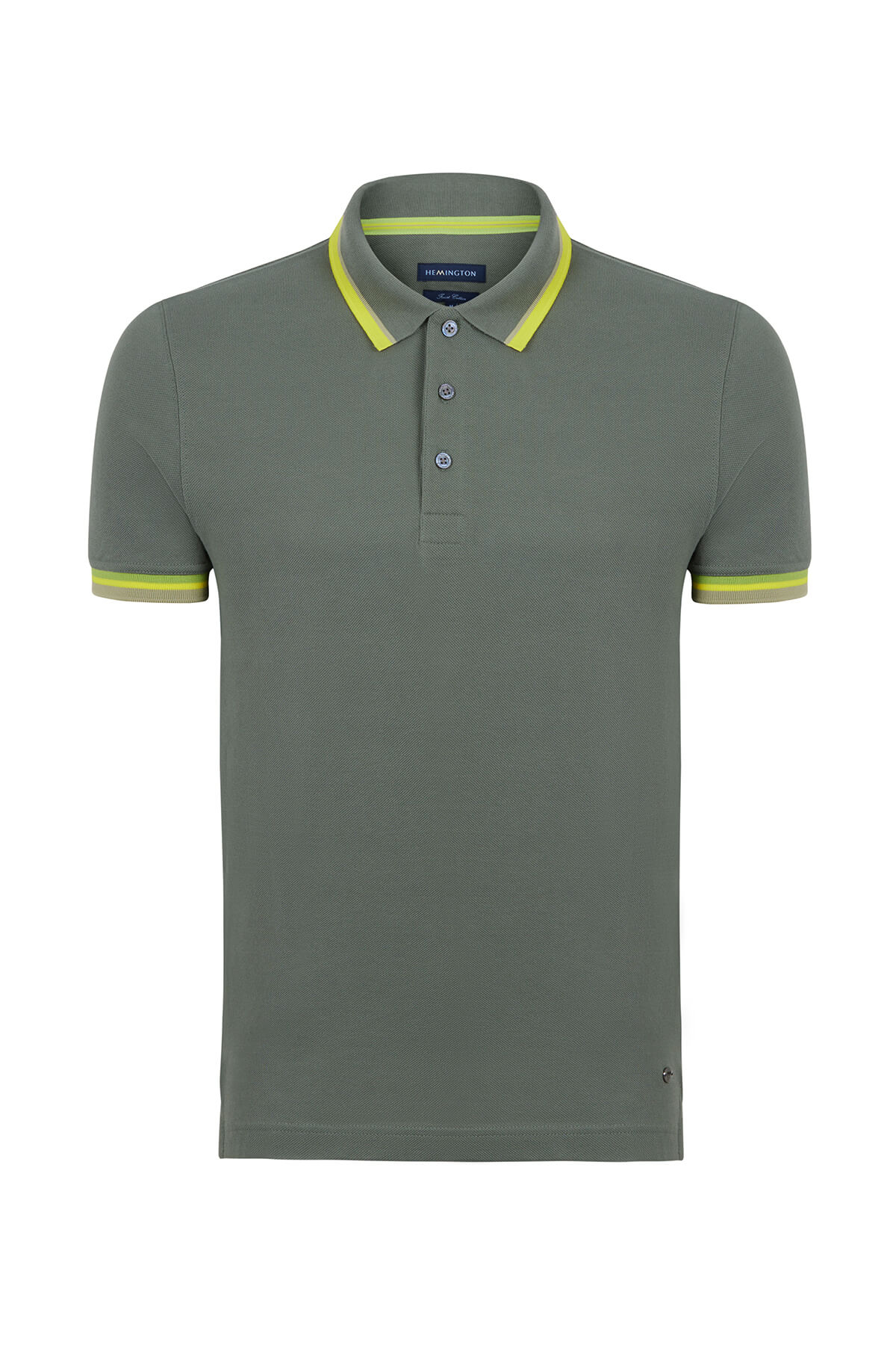 Pike Pamuk Haki Polo T-Shirt