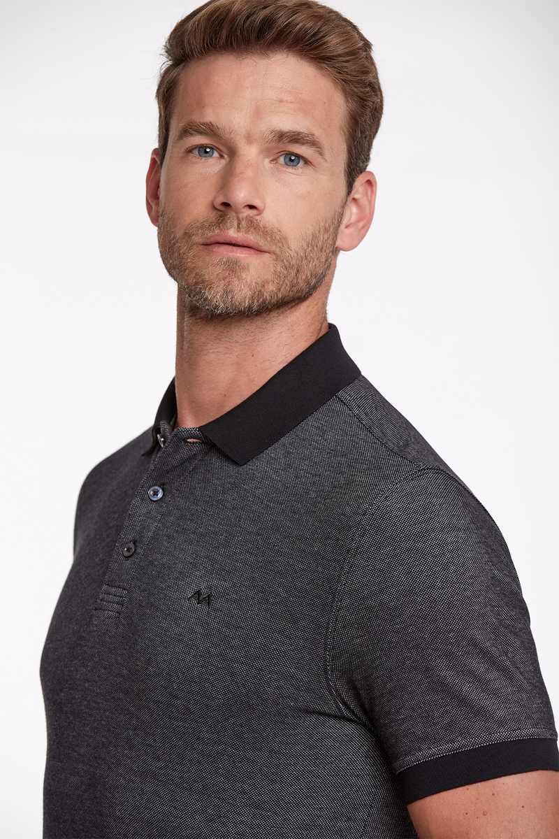 Hemington Pike Pamuk Siyah Polo T-Shirt. 4 Hemington Pike Pamuk Siyah Polo T-Shirt. 4