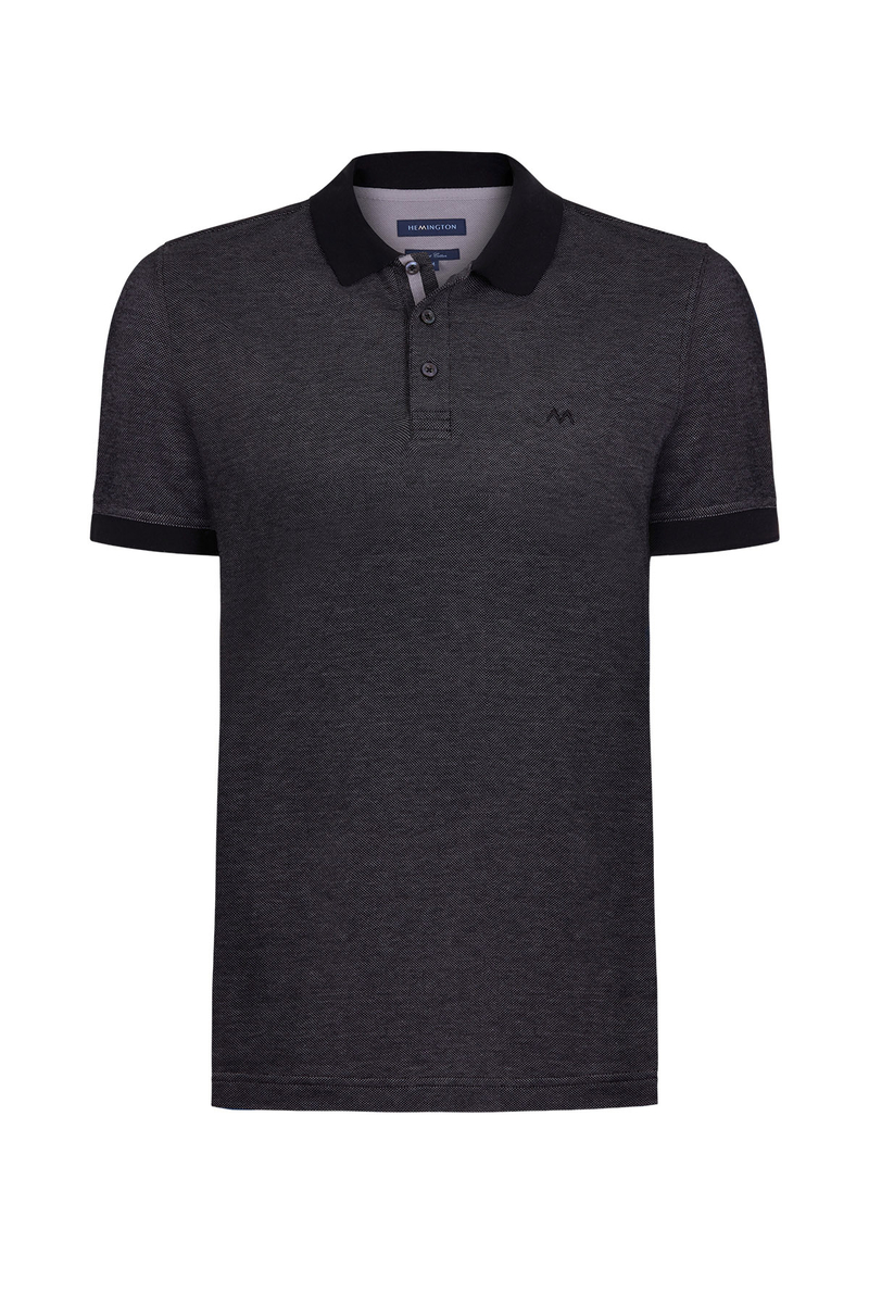 Hemington Pike Pamuk Siyah Polo T-Shirt. 6 Hemington Pike Pamuk Siyah Polo T-Shirt. 6