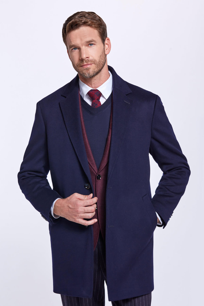 Hemington Saf Yün Bordo Blazer Ceket. 6