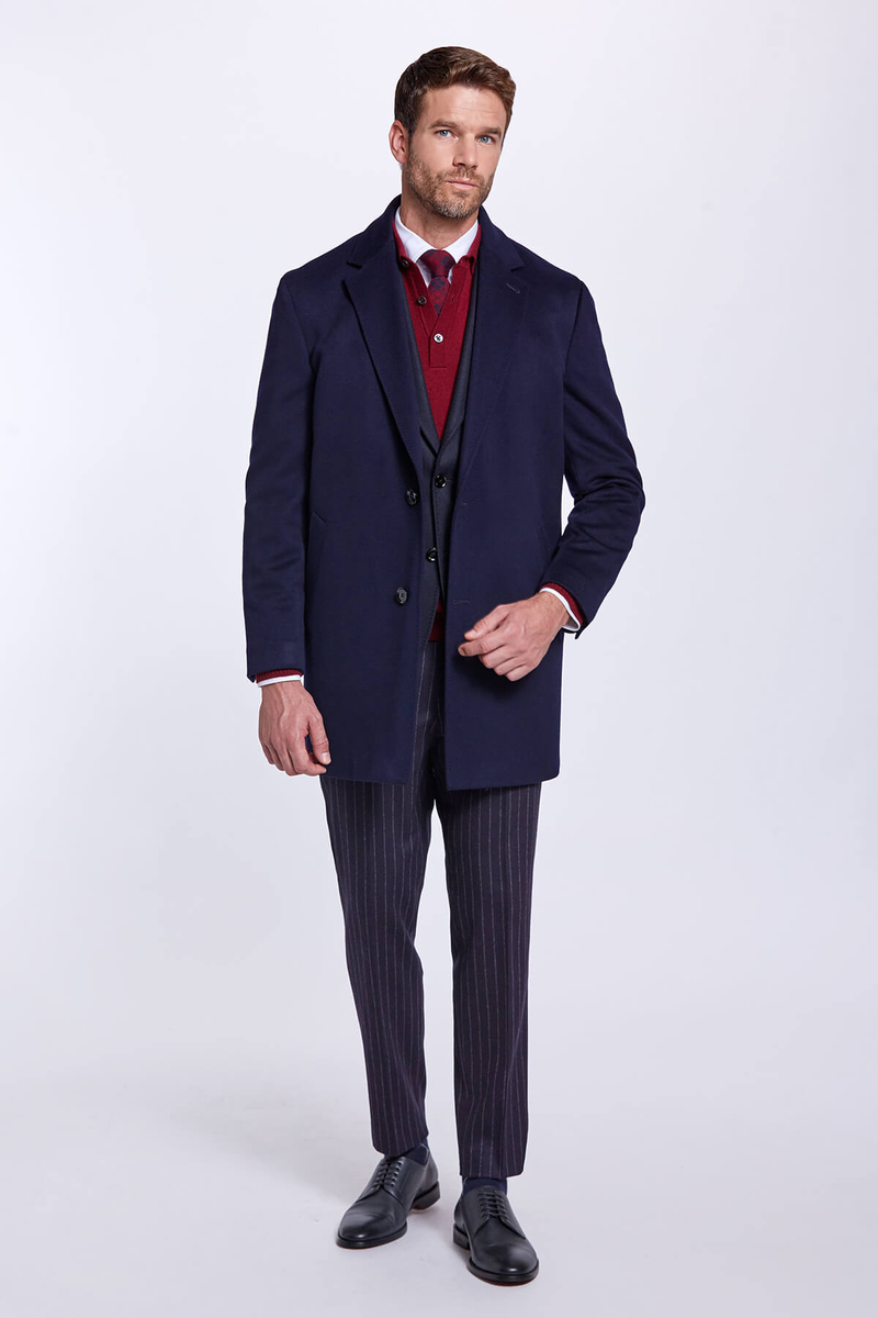 Hemington Saf Yün Lacivet Blazer Ceket. 6 Hemington Saf Yün Lacivet Blazer Ceket. 6