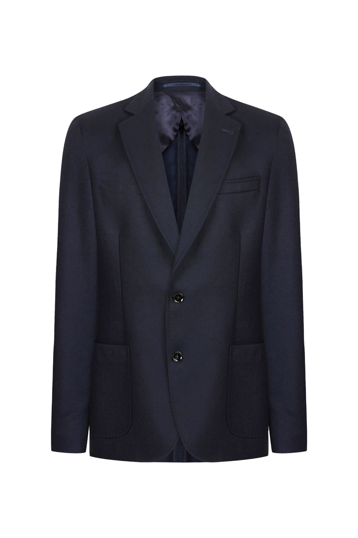 Saf Yün Lacivet Blazer Ceket