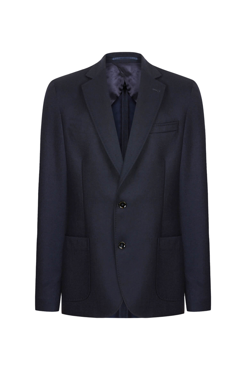Hemington Saf Yün Lacivet Blazer Ceket. 8 Hemington Saf Yün Lacivet Blazer Ceket. 8