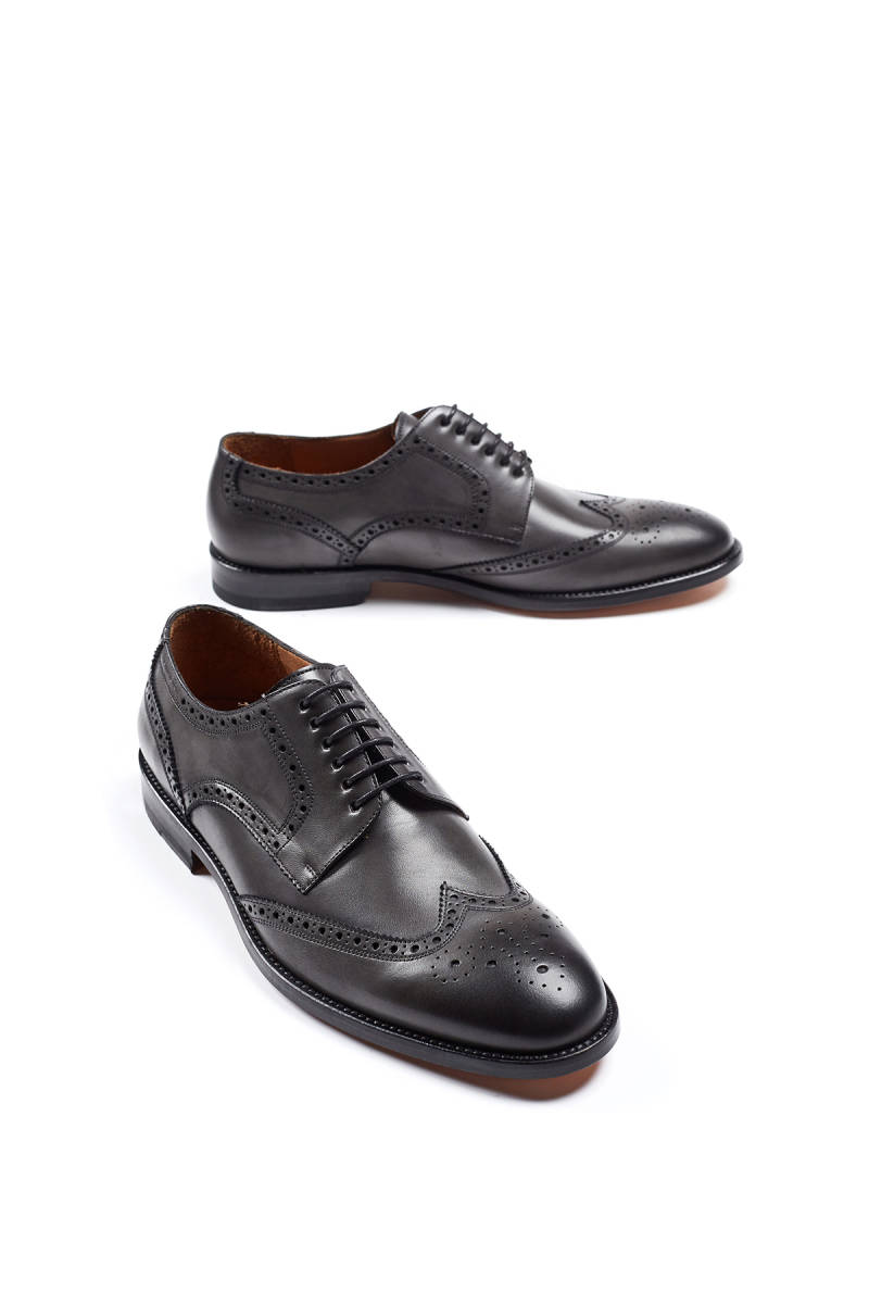 Hemington El Yapımı Siyah Klasik Deri Ayakkabı. 1