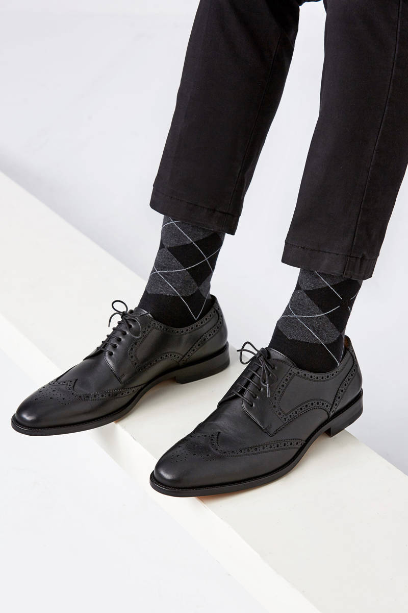Hemington El Yapımı Siyah Klasik Deri Ayakkabı. 3