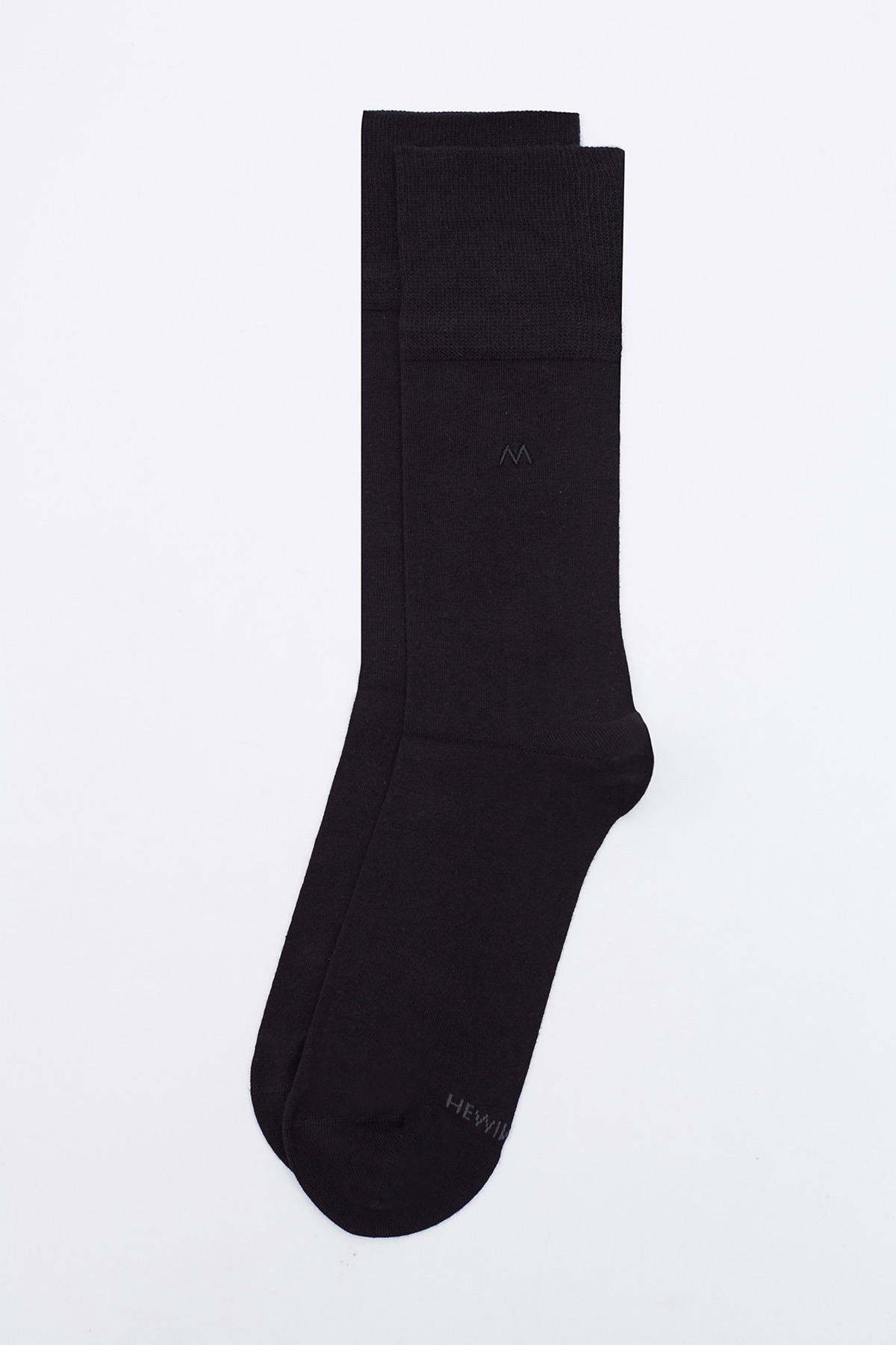 Siyah Pamuklu Yazlık Çorap