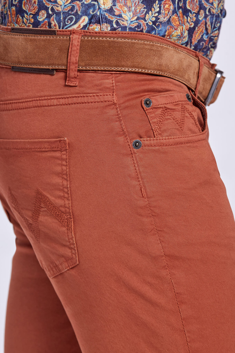 Hemington Slim Fit 5 Cep Karamel Rengi Pantolon. 6