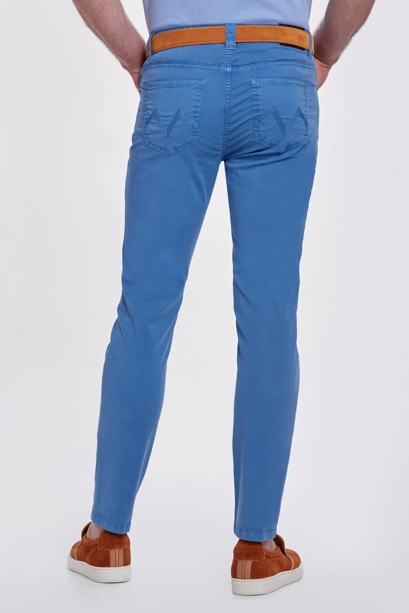 Hemington Slim Fit 5 Cep Mavi Yazlık Pantolon. 3