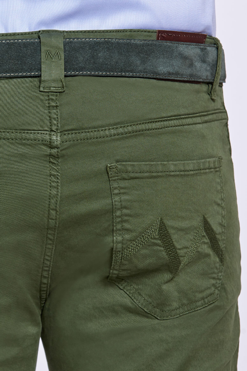 Hemington Slim Fit 5 Cep Yeşil Pantolon. 7
