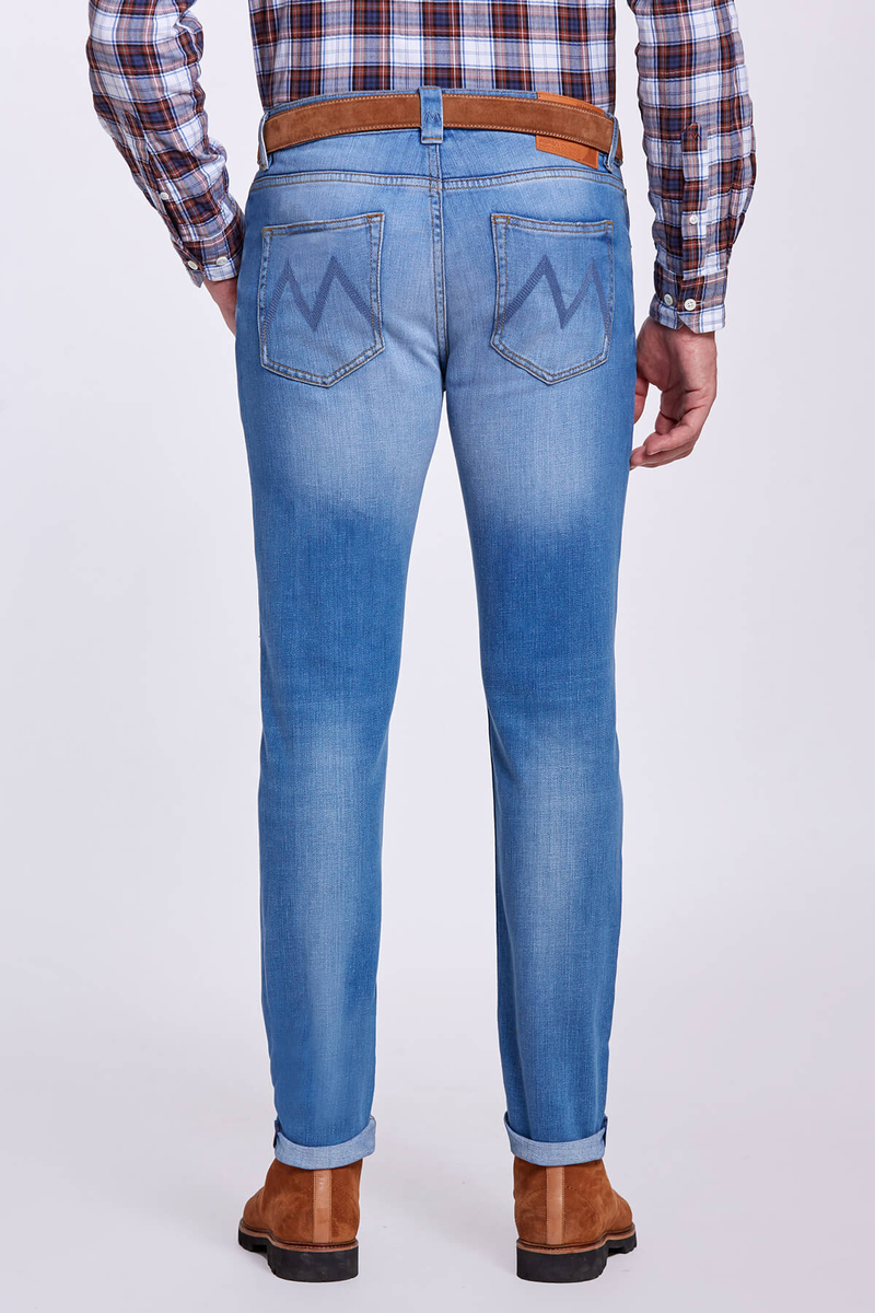 Hemington Slim Fit Buz Mavisi Denim Pantolon. 4 Hemington Slim Fit Buz Mavisi Denim Pantolon. 4
