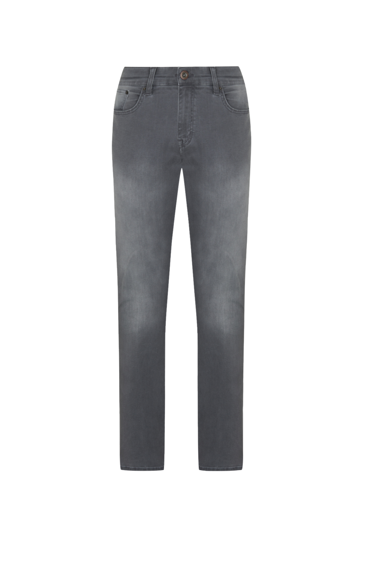 Slim Fit Gri Denim Pantolon