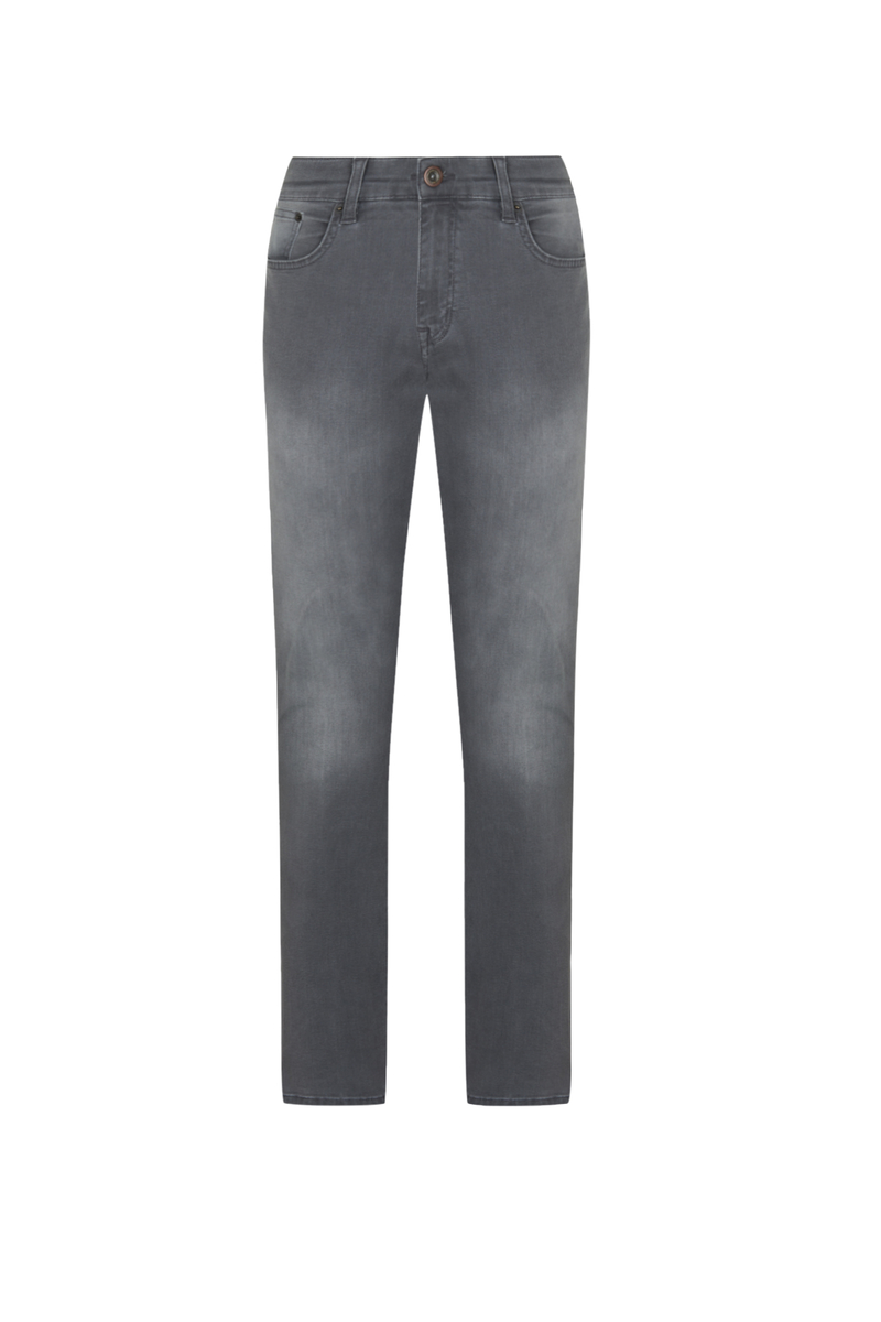 Hemington Slim Fit Gri Denim Pantolon. 8