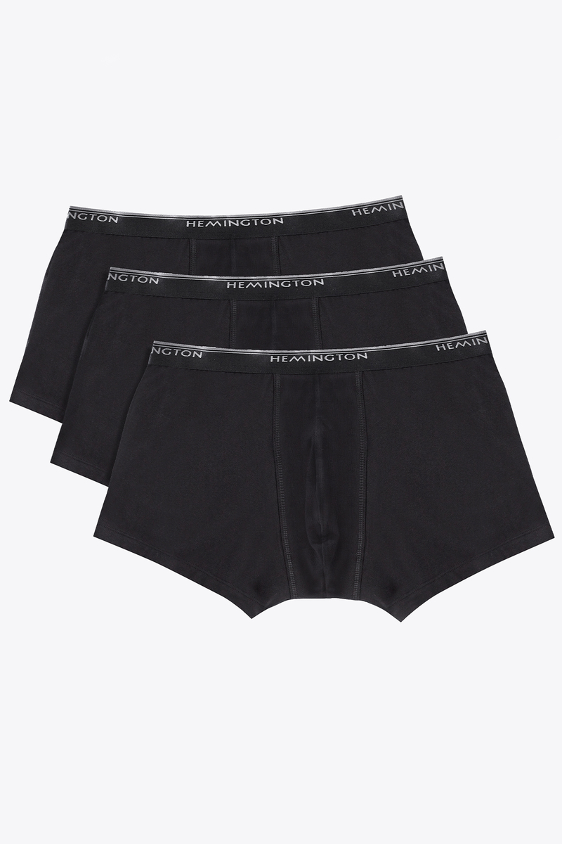 Hemington Siyah Üçlü Boxer Seti. 2 Hemington Siyah Üçlü Boxer Seti. 2