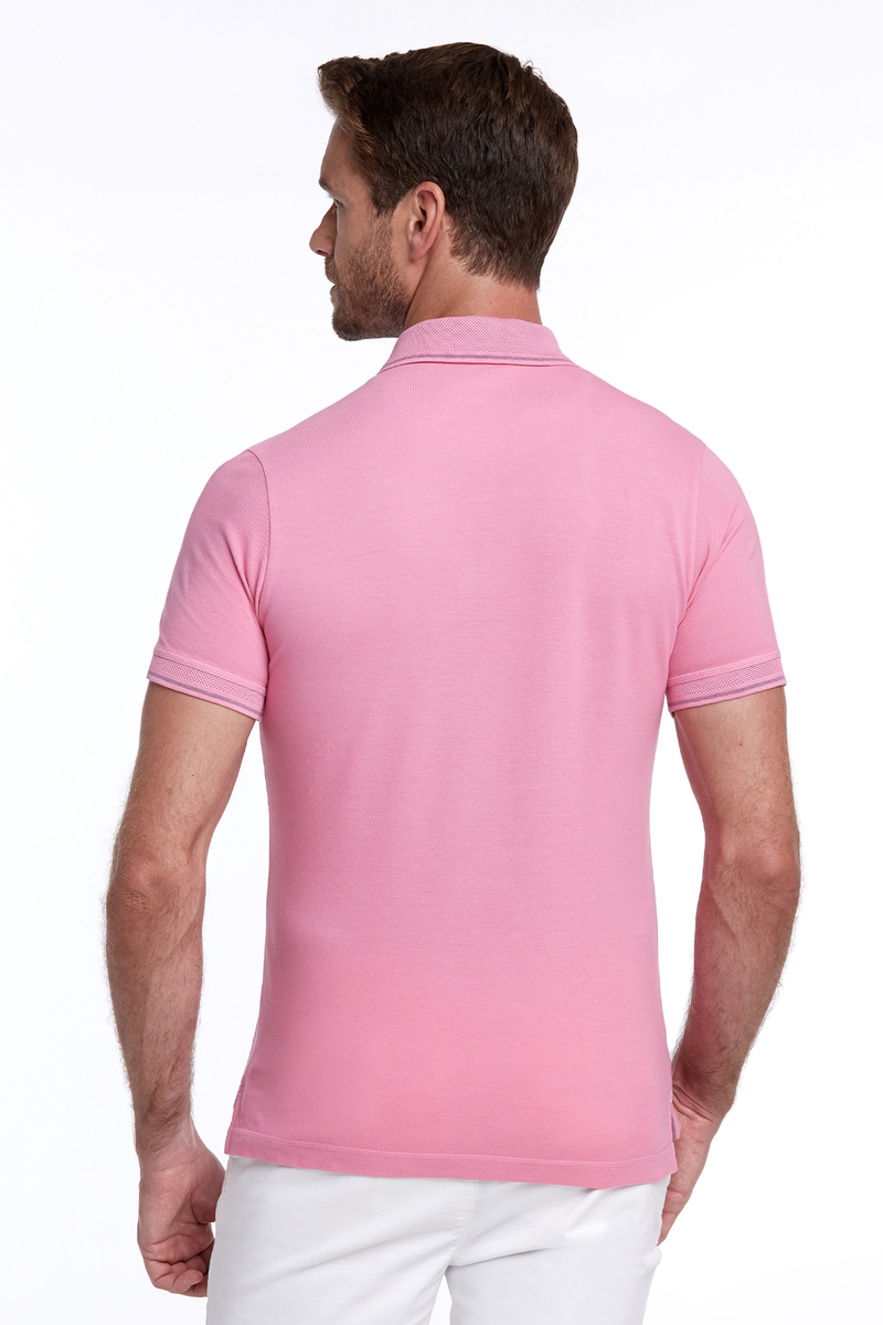 Hemington Vintage Görünümlü Fuşya Polo Yaka T-Shirt. 4 Hemington Vintage Görünümlü Fuşya Polo Yaka T-Shirt. 4