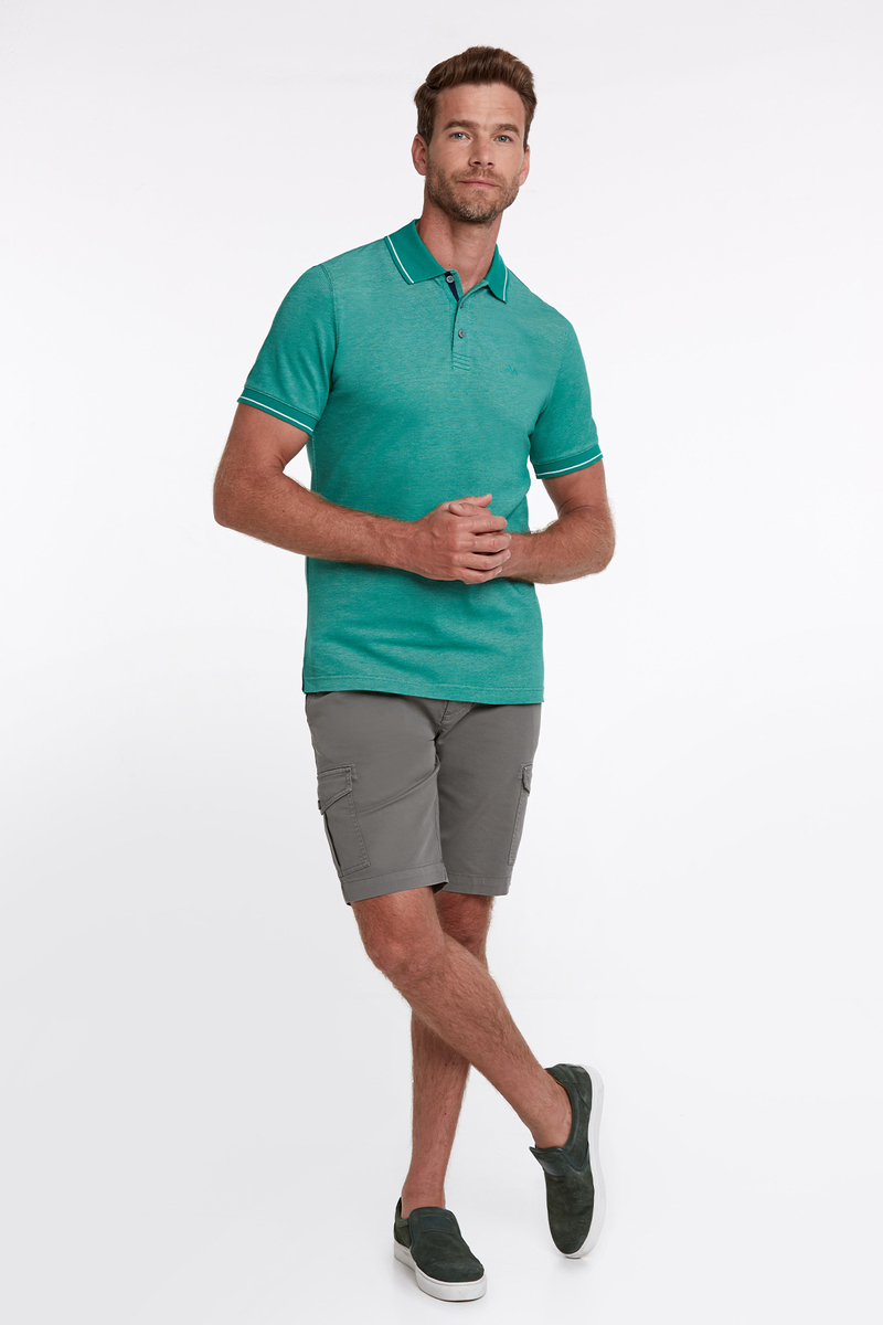 Hemington Yeşil Basic Pike Pamuk Polo T-Shirt. 2 Hemington Yeşil Basic Pike Pamuk Polo T-Shirt. 2
